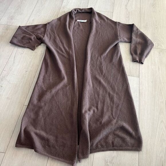 Free people womens sweater long cardigan size medium - Picture 1 of 7